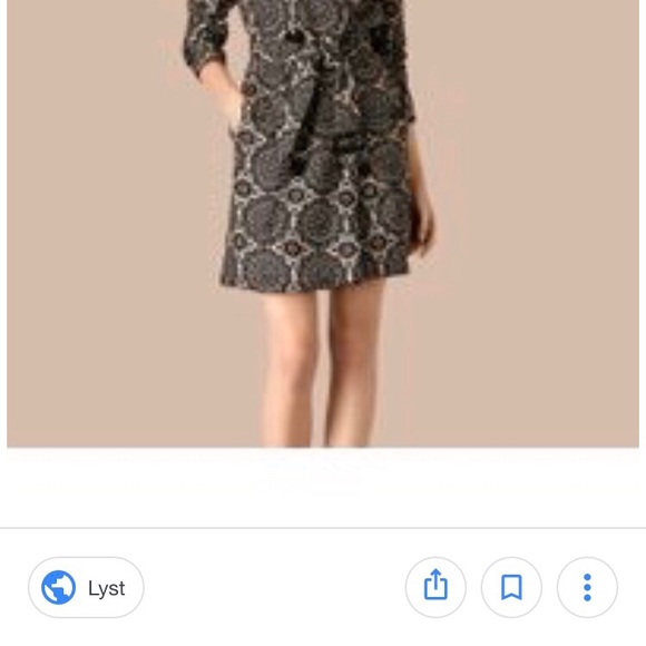 Burberry Silk Kensington Ladies Trench size 4 - Picture 4 of 8